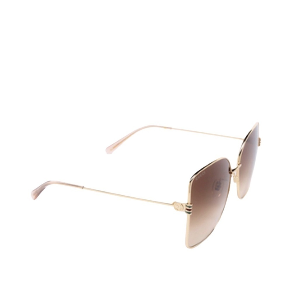 Gucci GG1282SA 003 Gold/Brown Gradient Butterfly Women's Sunglasses NWOT - Picture 3 of 8